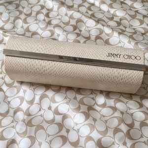 Jimmy Choo Lizard Skin Eyeglass Case